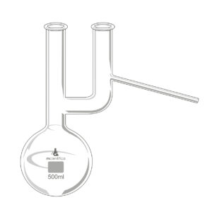 Balão de Destilação Claisen ou frasco Claisen é um tipo especial de vidraria de laboratório com gargalo bifurcado, projetado para destilação a vácuo e destilação a pressão reduzida.